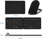 Teclado plegable inalambrico bluetooth compatible con 3 dispositivos