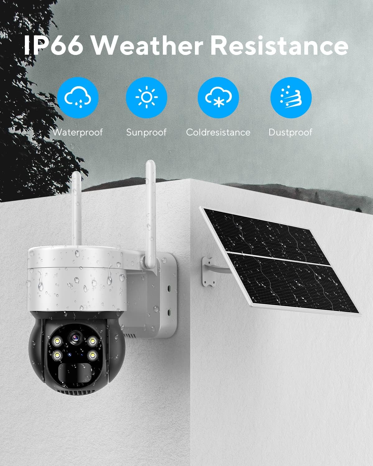 Camara Smart Wifi Recargable SOLAR