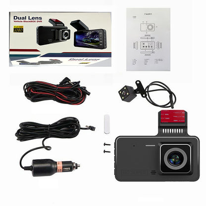 camara de vehiculo DASHCAM con pantalla + Camara de reversa