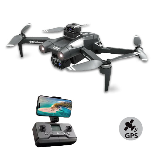 Dron GPS doble camara con Motores BRUSHLESS y sensor de obstaculos