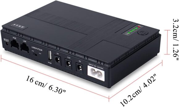 UPS portátil 12v/9v/5v para Router - Modem - Cámaras - Celulares y mas - Imagen 4