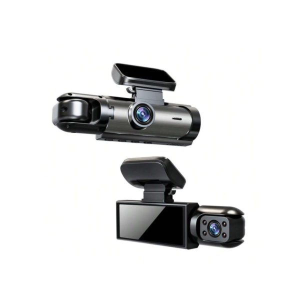 Camara para vehiculo DASHCAM grabación dentro y fuera DOBLE LENTE