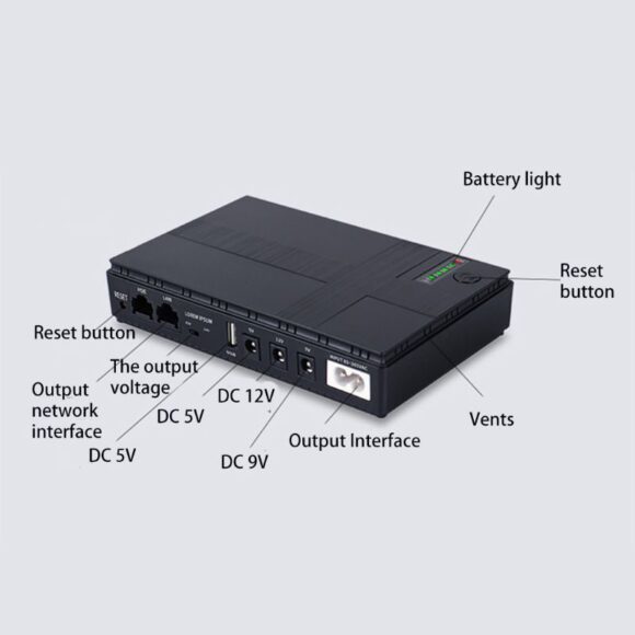 UPS portátil 12v/9v/5v para Router - Modem - Cámaras - Celulares y mas - Imagen 5